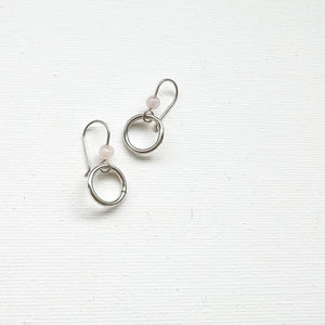 Balance x Dangle Earrings Silver  (CLICK TO CHOOSE YOUR COLOR)