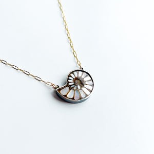 OOAK - Ammonite Necklace . 2