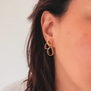 Minima Gold - Petals Small - Earrings