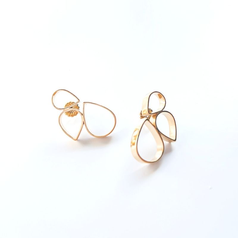 Minima Gold - Petals Small - Earrings