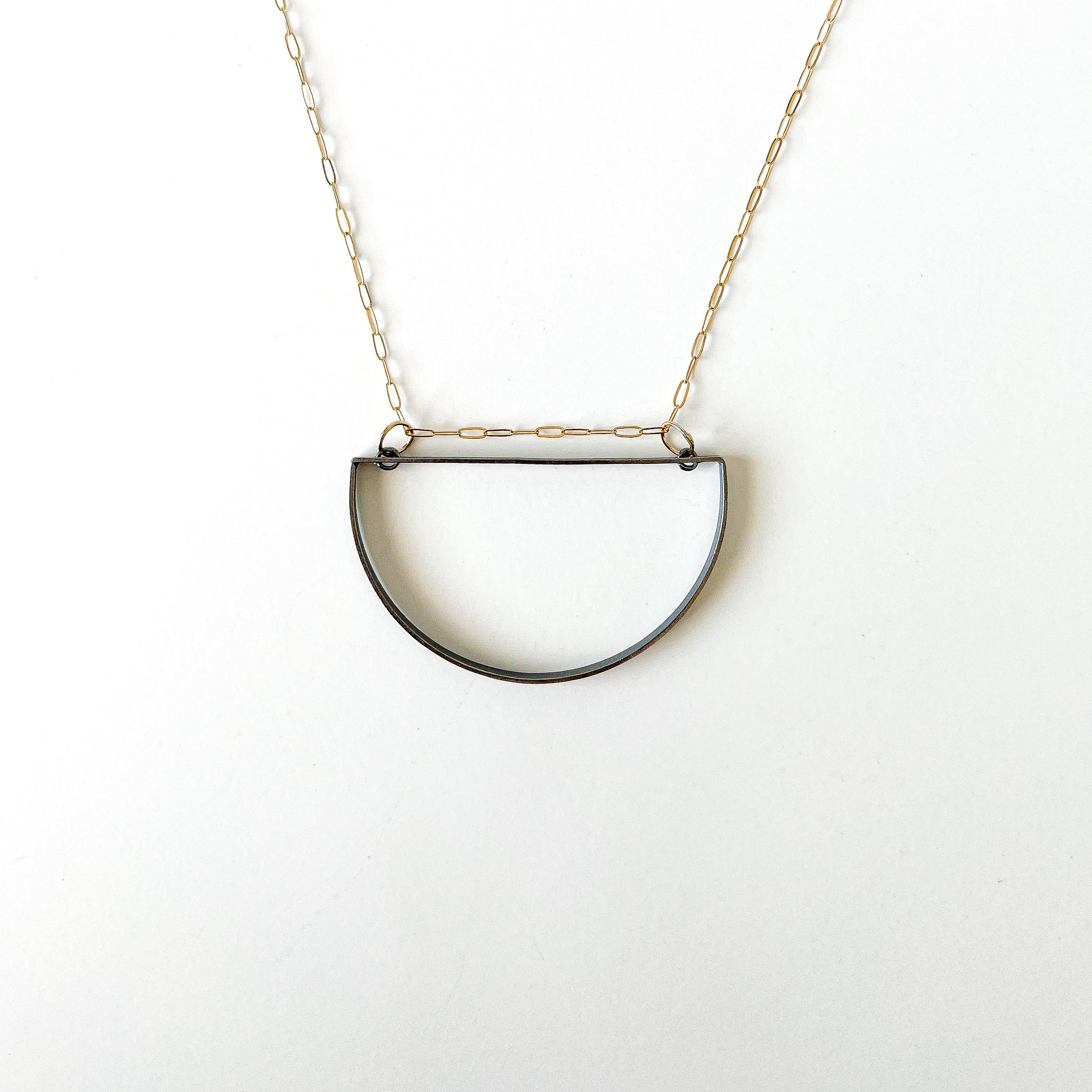 Minima - Half Moon Long - necklace