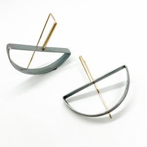 Minima - Half Moon Big - Earrings