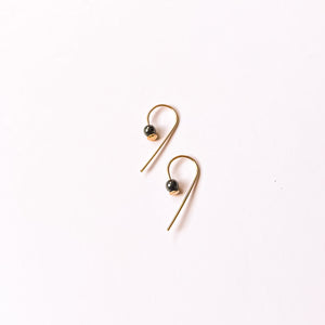 Balance x Hook Earrings Gold  (CLICK TO CHOOSE YOUR COLOR)