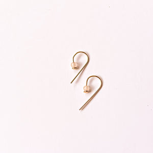 Balance x Hook Earrings Gold  (CLICK TO CHOOSE YOUR COLOR)