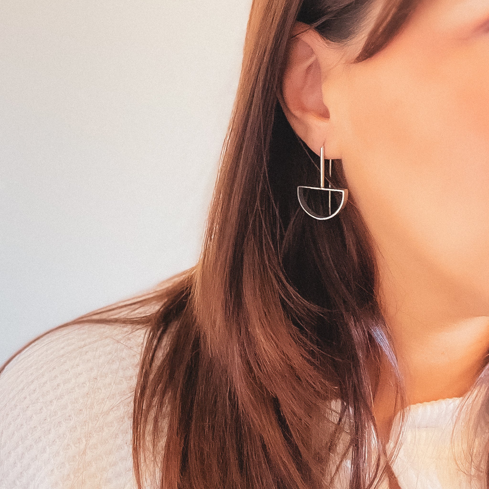 Minima - Half Moon Big - Earrings